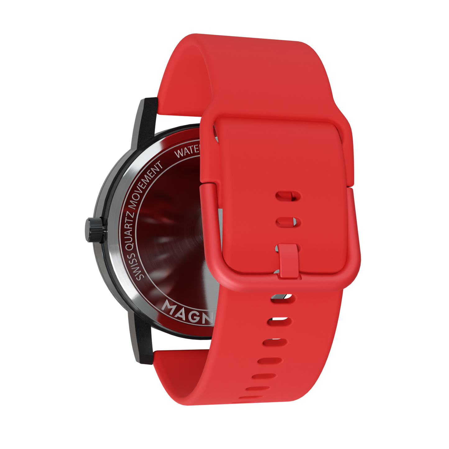 Magneto-Watch-Jupiter-Black-Silikon-Rot-Back