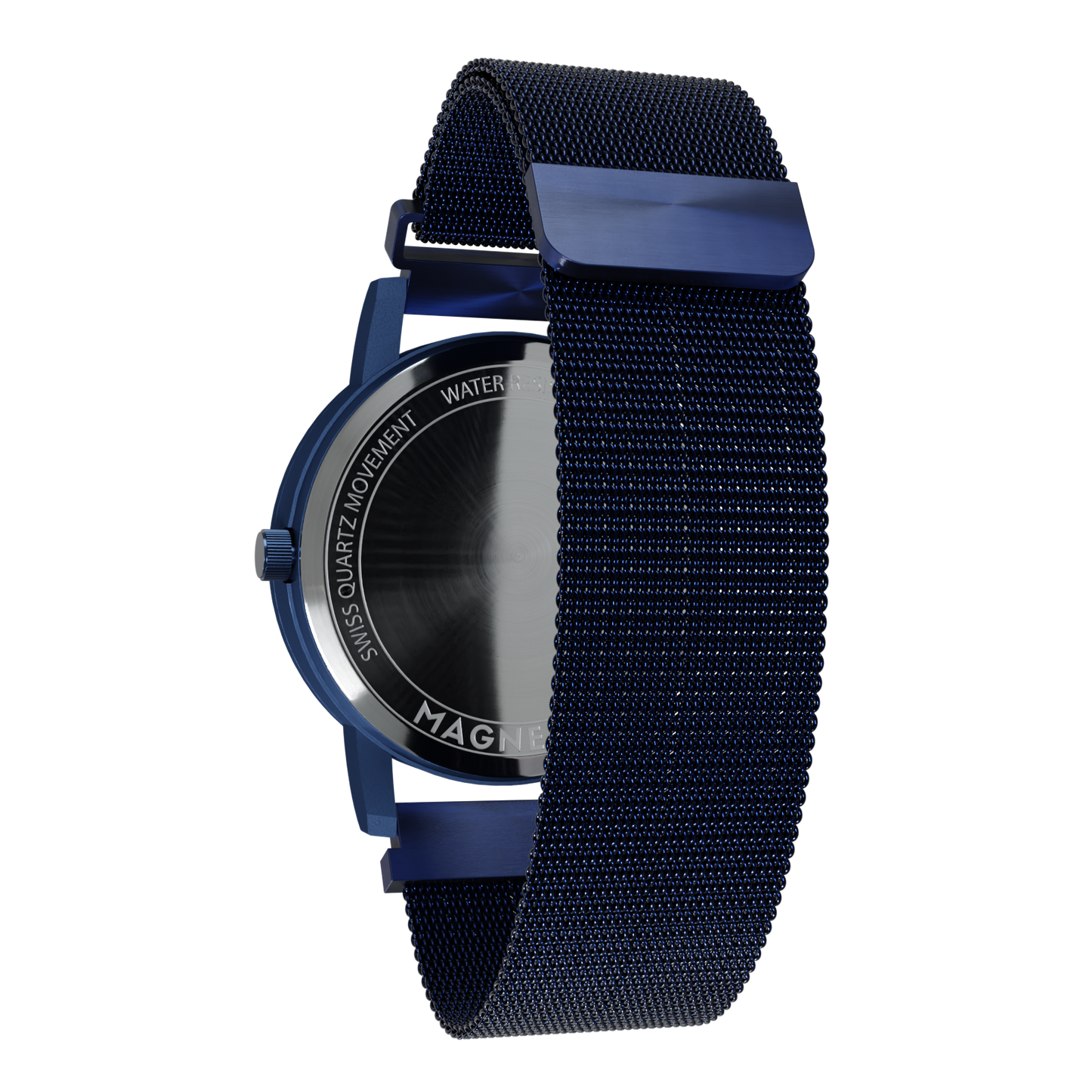 Magneto-Watch-Jupiter-Blue-Maschenarmband-Blau-Back