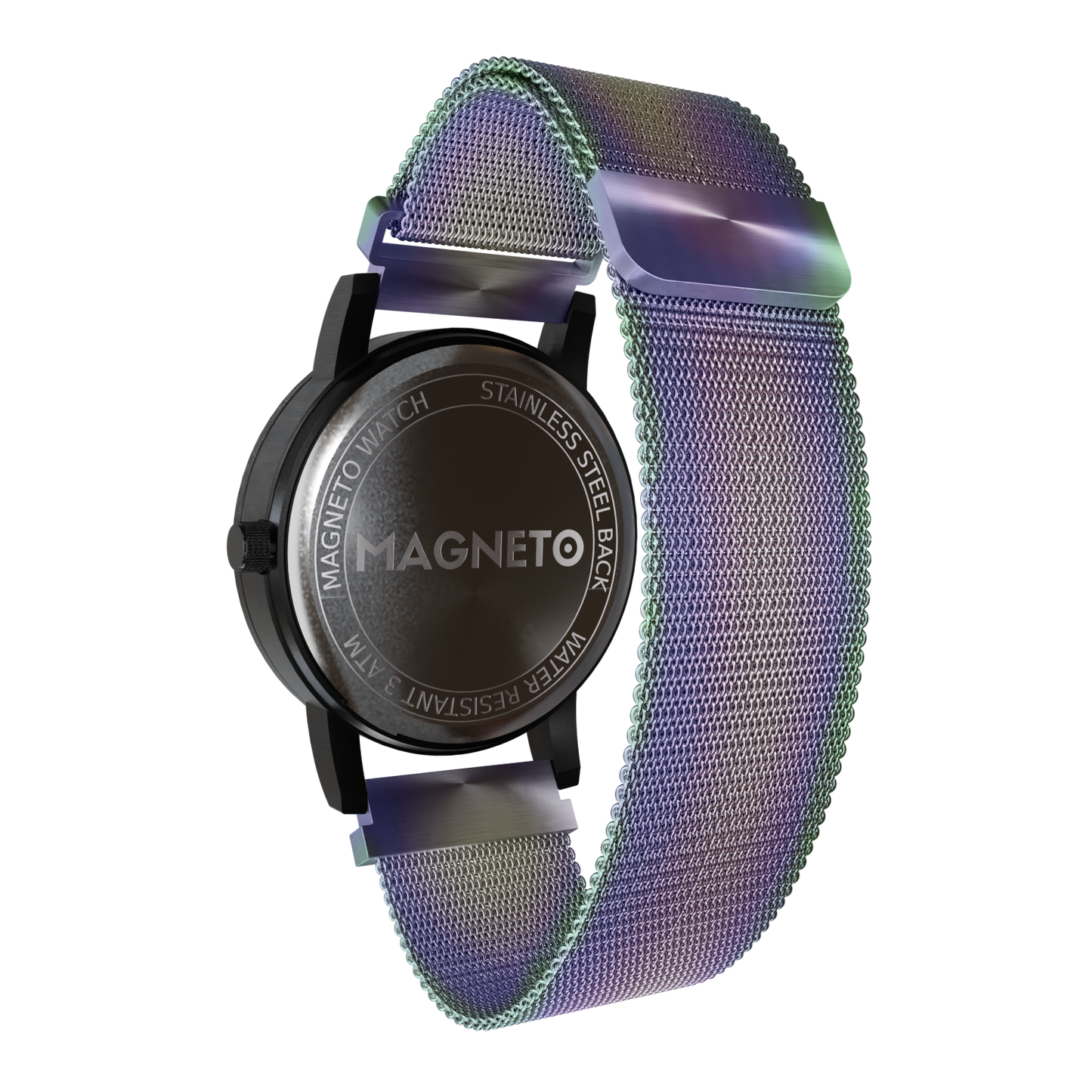 Magneto-Watch-Maschenarmband-Flip-Flop-Side