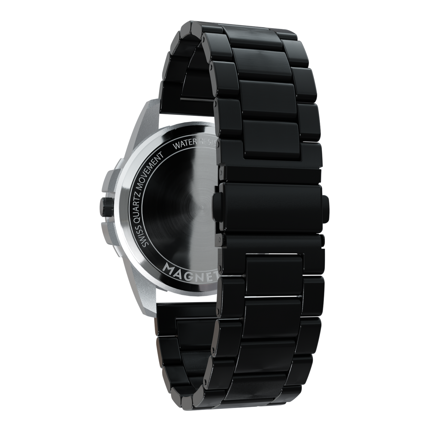 Magneto-Watch-Uranus-Red-Edelstahl-Schwarz-Back