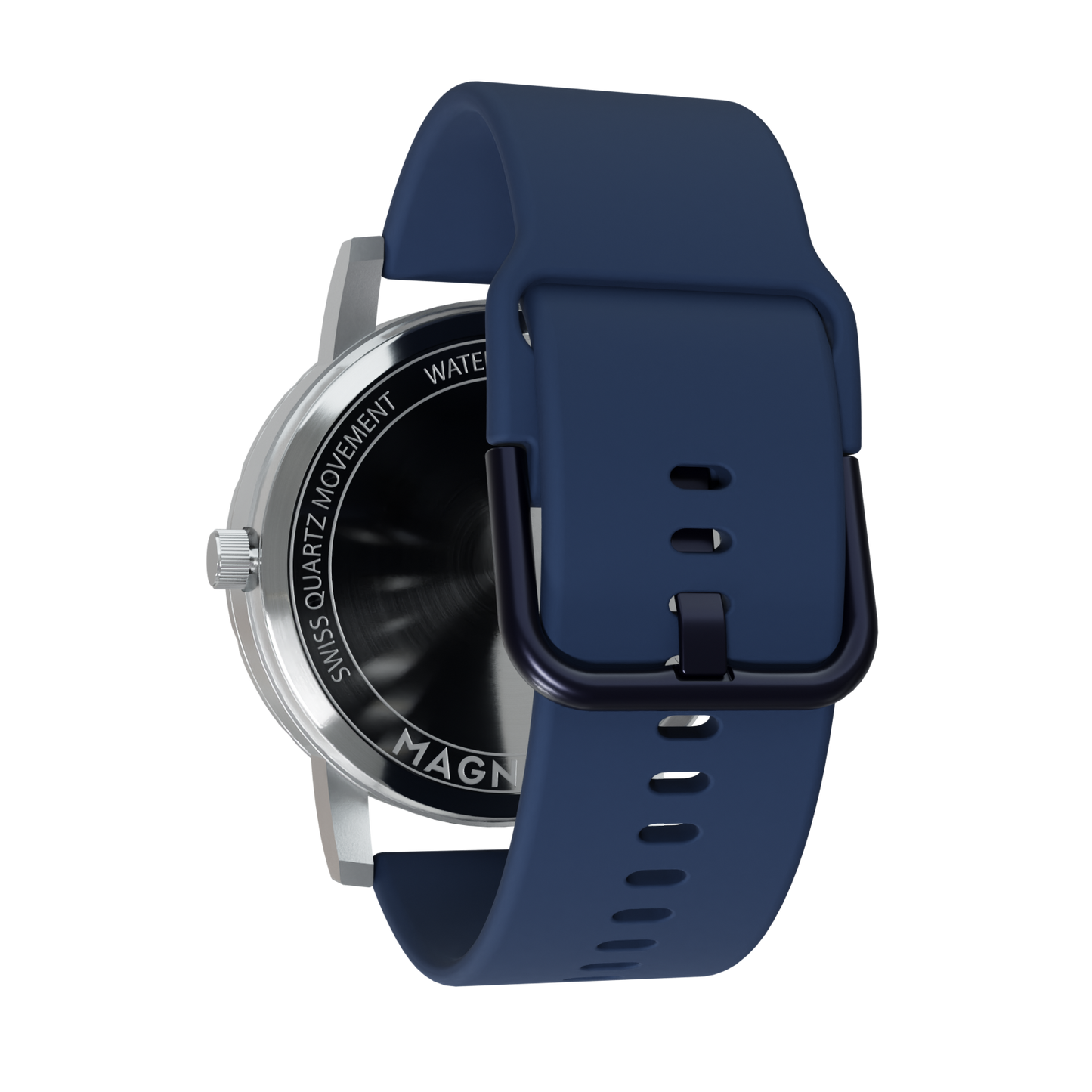 Magneto-Watch-Uranus-Red-Silikon-Blau-Back