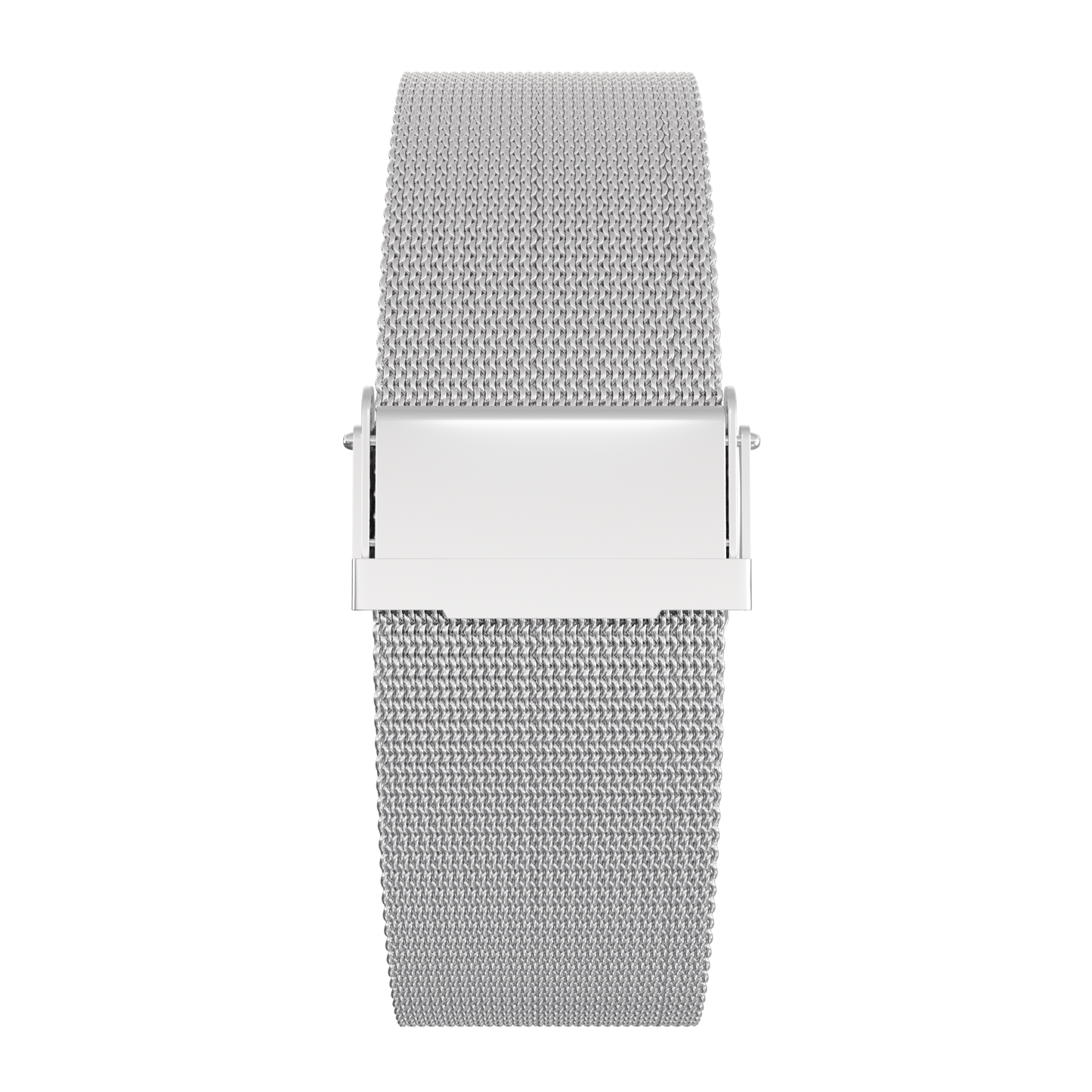     Magneto-Watch-Bella-Silver-Pearl-Maschenarmband-Sicherheitsverschluss-Silber-16mm-Front