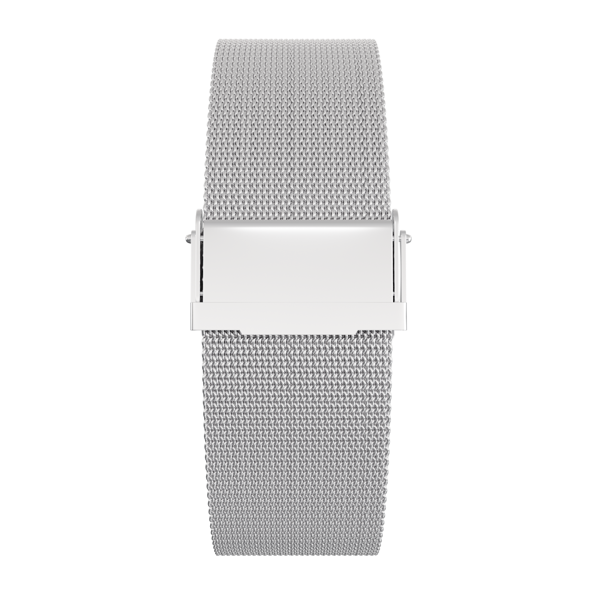     Magneto-Watch-Bella-Silver-Pearl-Maschenarmband-Sicherheitsverschluss-Silber-16mm-Front