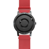 Jupiter Black Maschenarmband Rot