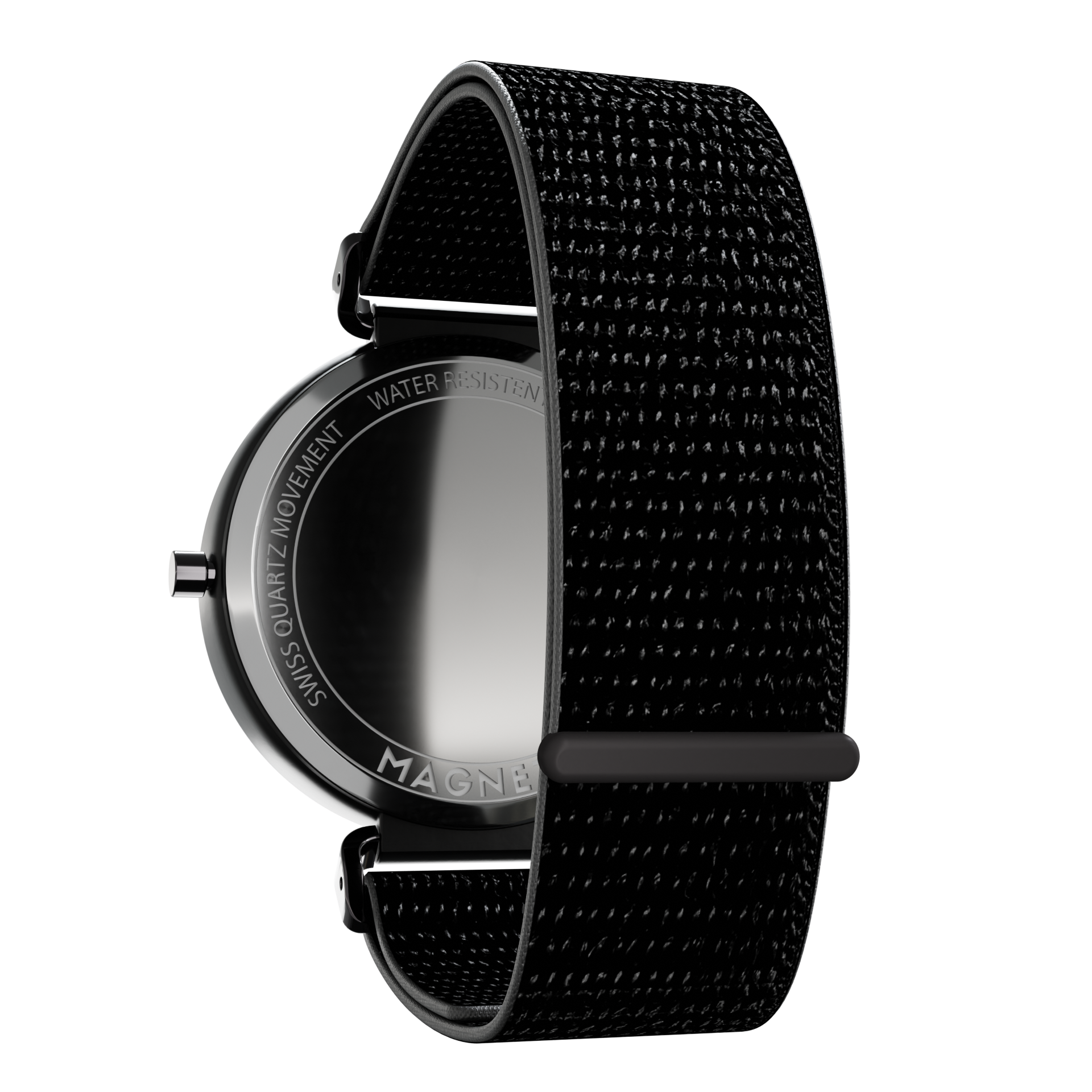 Magneto-Watch-Primus-Black-Sport-Loop-Schwarz-Back