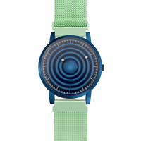 Wave Blue Maschenarmband Mint