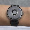 Magneto-Watch-Bella-Black-Anthracite-Maschenarmband-Sicherheitsverschluss-Schwarz-16mm-Handgelenk-Video