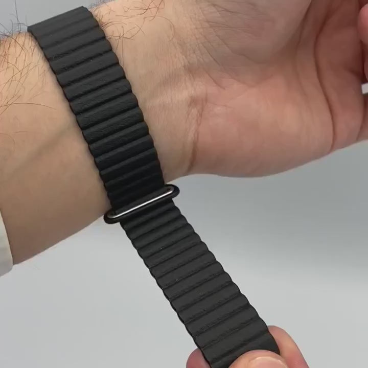     Magneto-Watch-Jupiter-Black-Kunstleder-Magnetisch-Schwarz-Handgelenk-Video