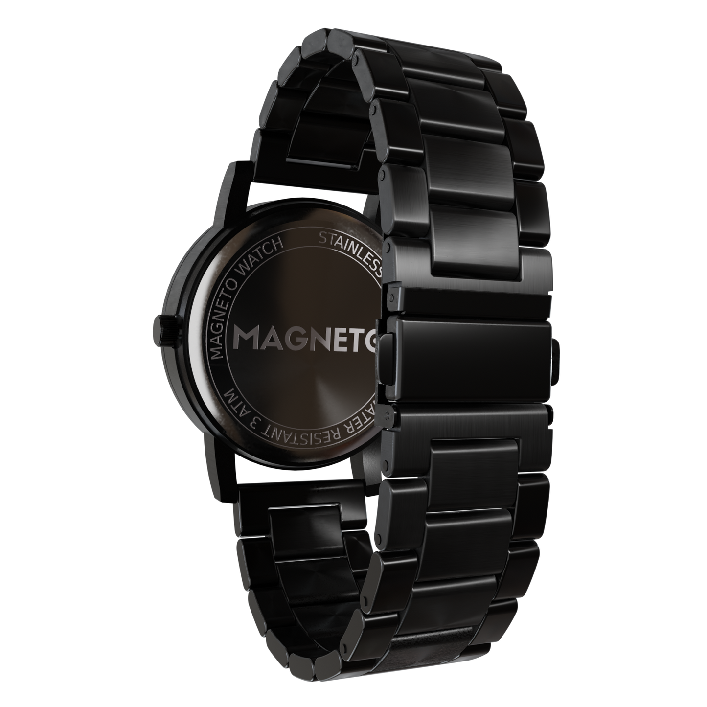 Magneto-Watch-Edelstahl-Schwarz-Side