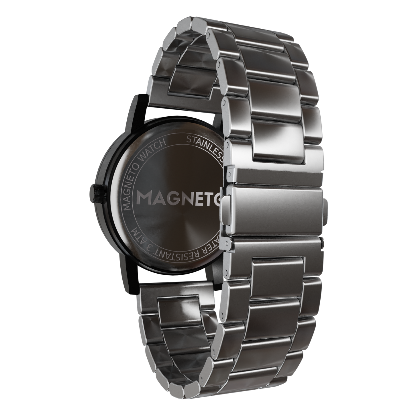 Magneto-Watch-Edelstahl-Silber-Side