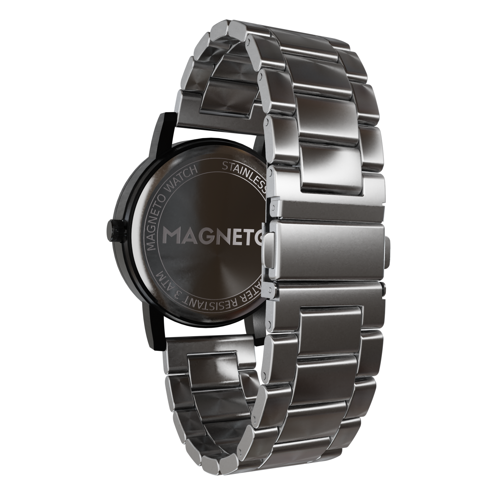 Magneto-Watch-Edelstahl-Silber-Side