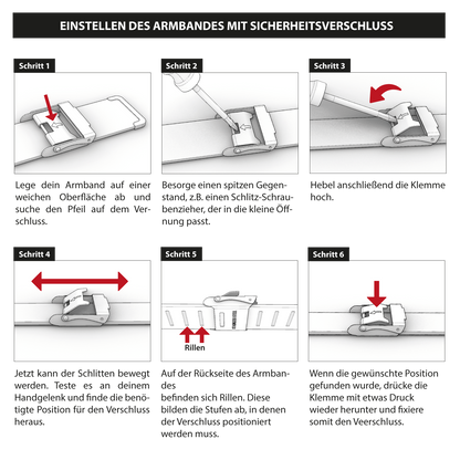 Magneto-Watch-Hinweiskarte-Sicherheitsverschluss