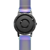 Jupiter Black Maschenarmband Flip-Flop