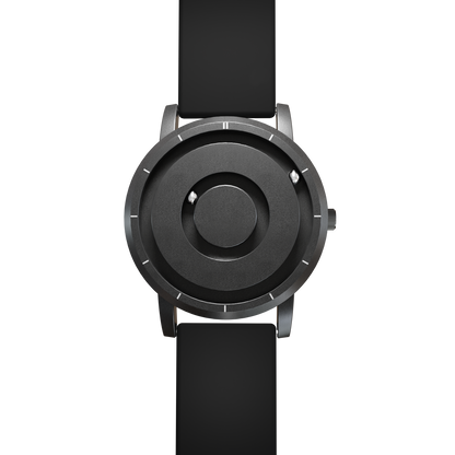    Magneto-Watch-Jupiter-Black-Silikon-Schwarz-Front