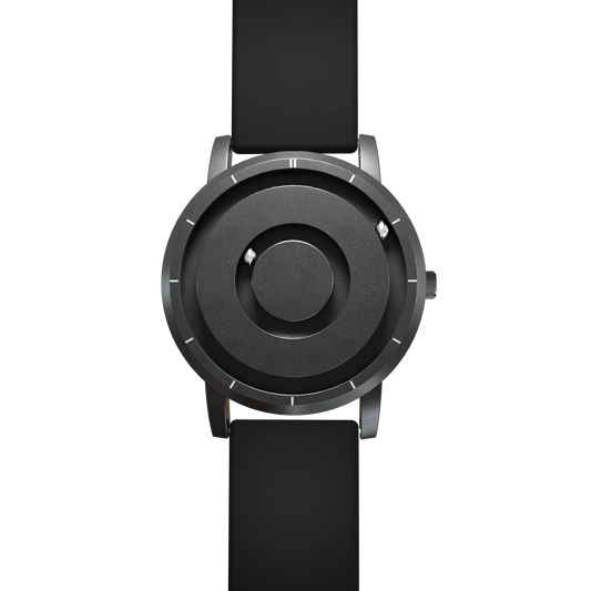    Magneto-Watch-Jupiter-Black-Silikon-Schwarz-Front