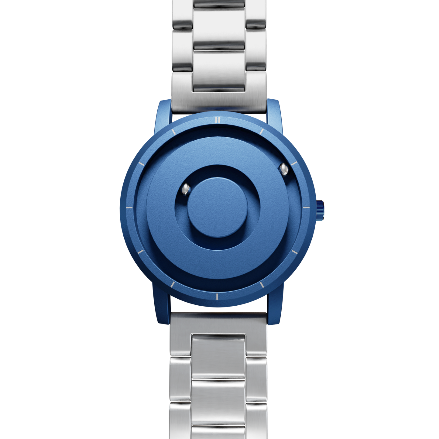    Magneto-Watch-Jupiter-Blue-Edelstahl-Silber-Front