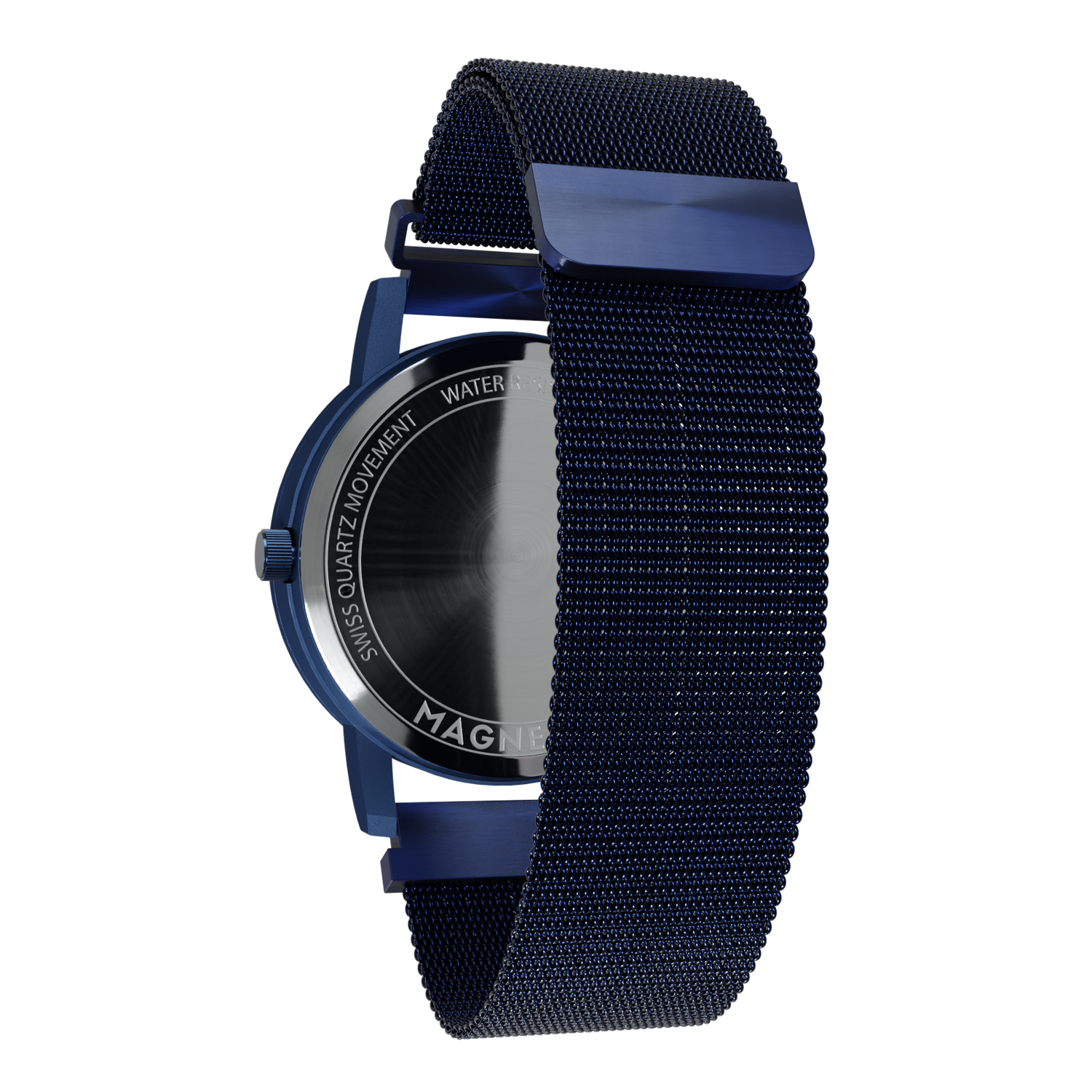 Magneto-Watch-Jupiter-Blue-Maschenarmband-Blau-Back