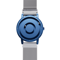 Jupiter Blue Maschenarmband Silber
