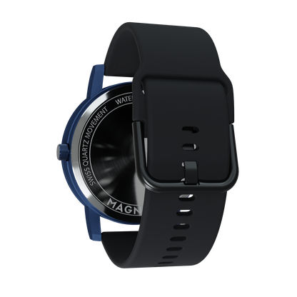 Magneto-Watch-Jupiter-Blue-Silikon-Schwarz-Back