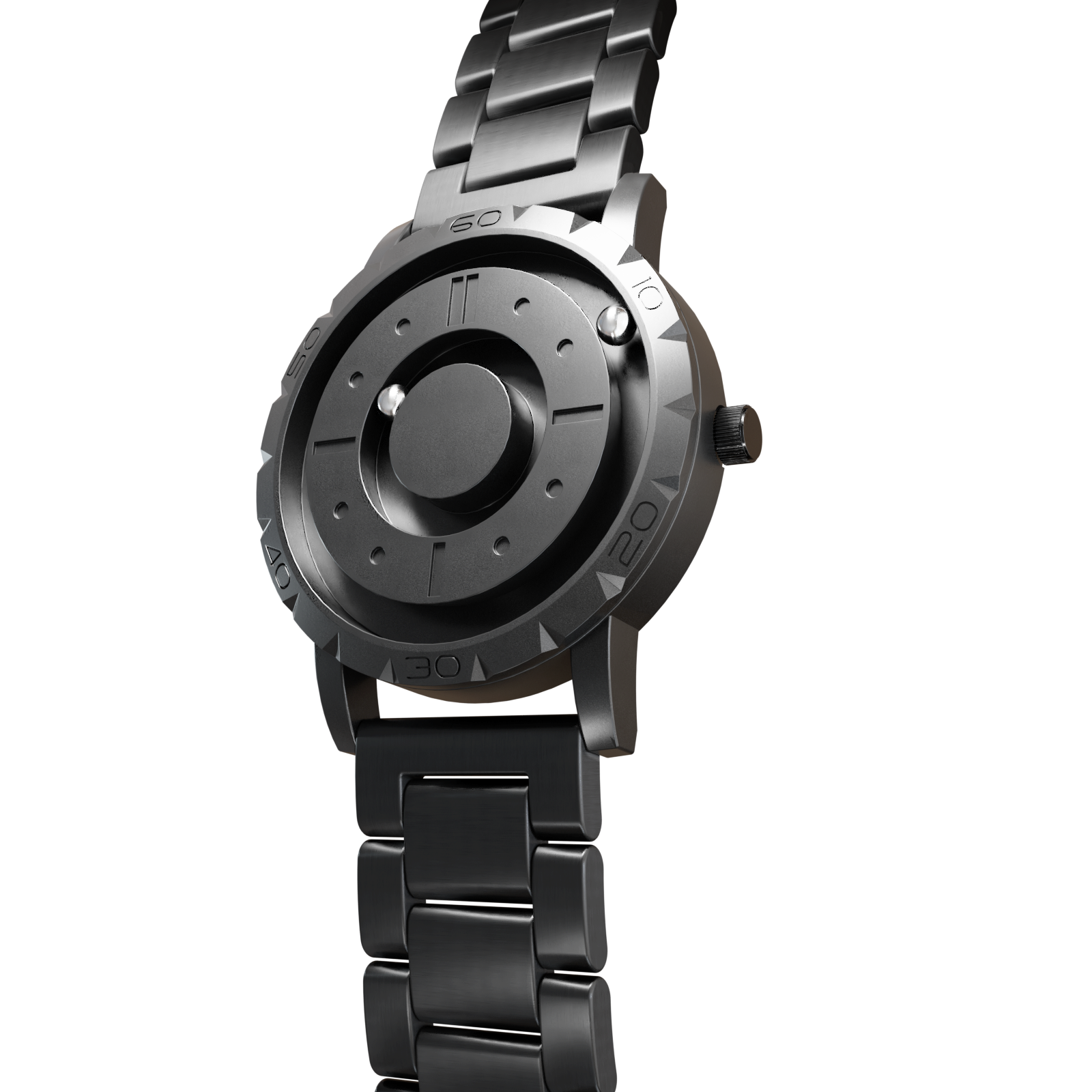 Magneto-Watch-Komet-Black-Edelstahl-Schwarz-Side