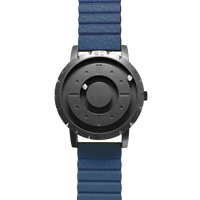 Komet Black Kunstleder Magnetisch Blau