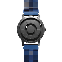 Komet Black Maschenarmband Blau