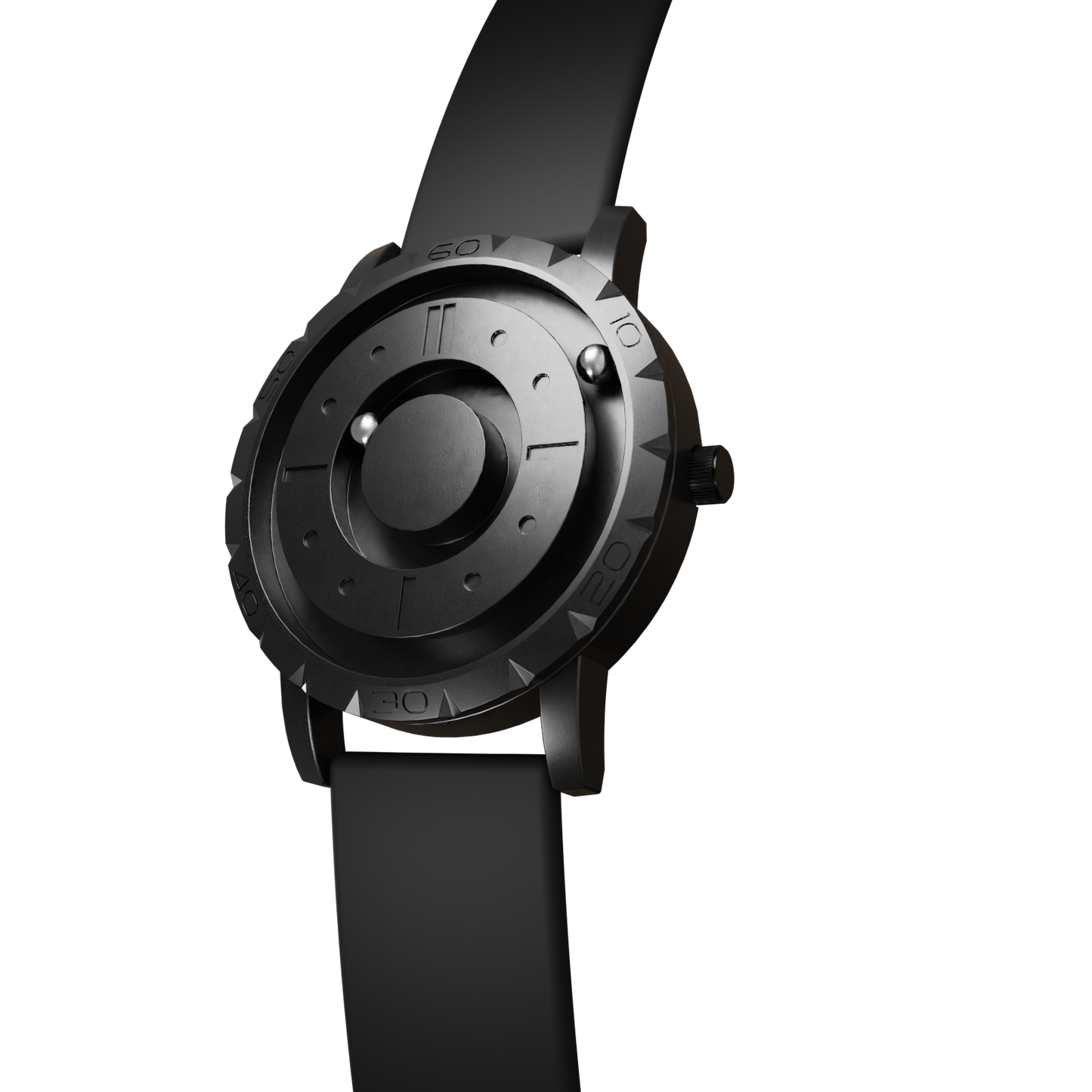 Magneto-Watch-Komet-Black-Silikon-Schwarz-Side