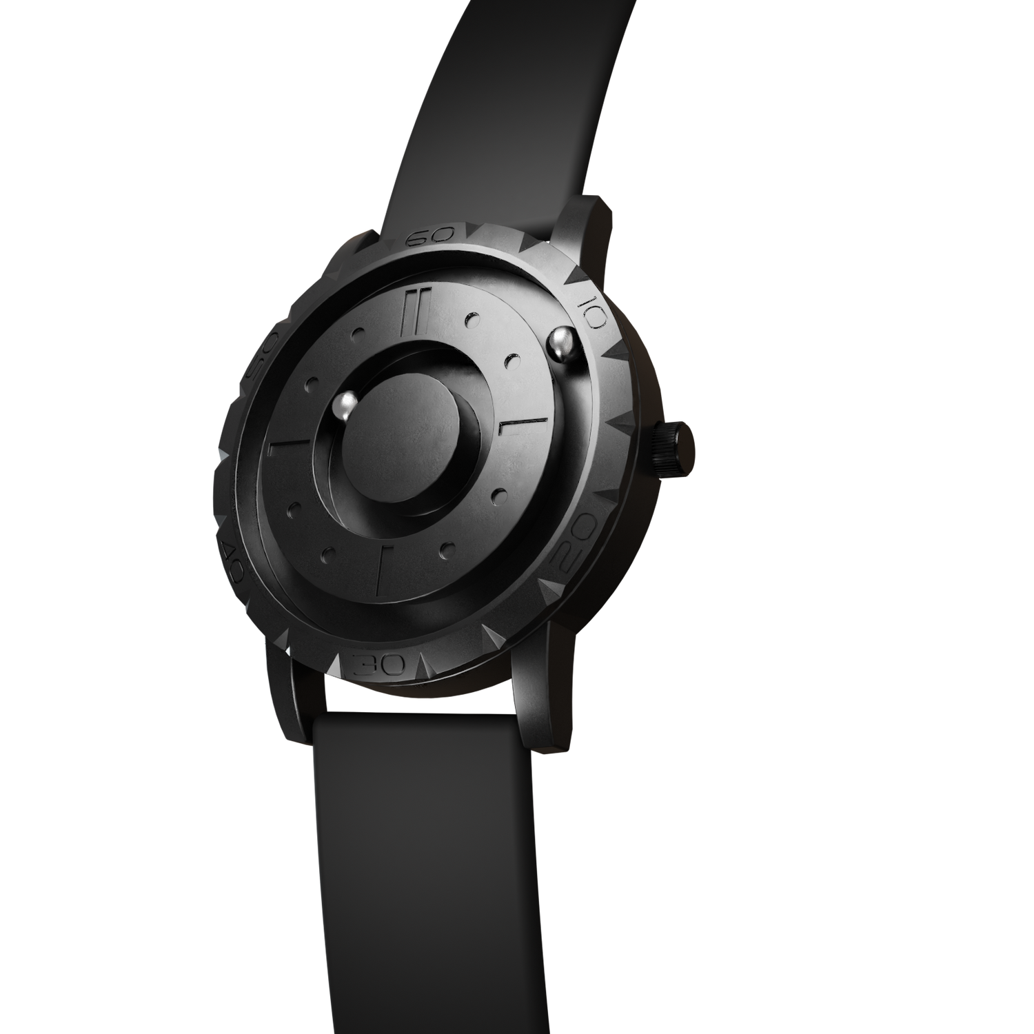 Magneto-Watch-Komet-Black-Silikon-Schwarz-Side