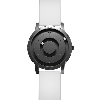 Magneto-Watch-Komet-Black-Silikon-Weiss-Front