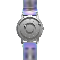Komet Silver Maschenarmband Flip-Flop