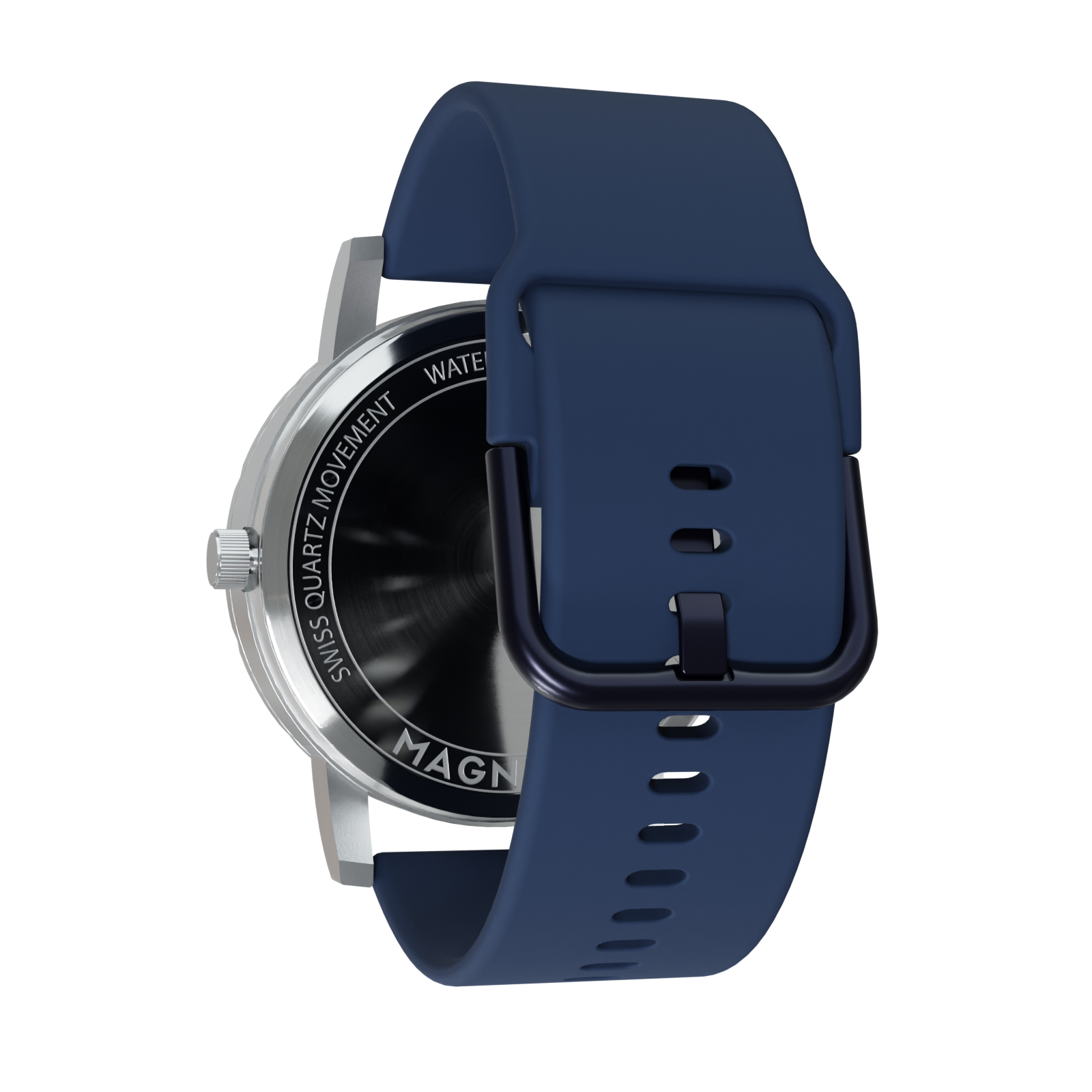 Magneto-Watch-Komet-Silver-Silikon-Blau-Back