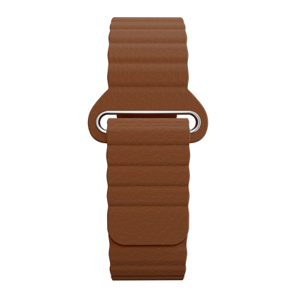 Magneto-Watch-Kunstleder-Magnetisch-Braun-Front