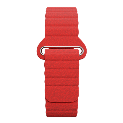 Magneto-Watch-Kunstleder-Magnetisch-Rot-Front