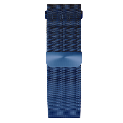    Magneto-Watch-Maschenarmband-Blau-Front