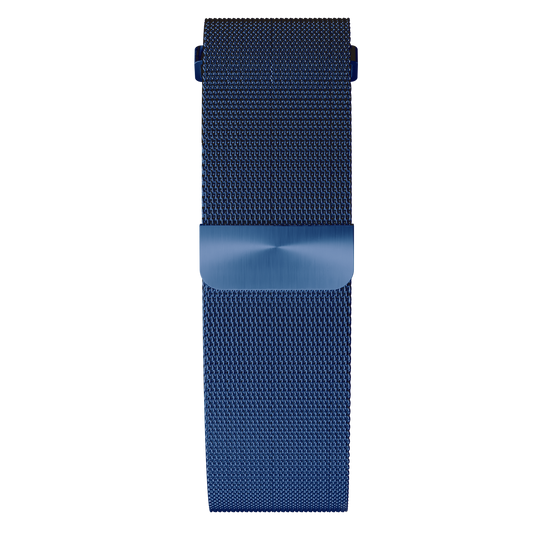    Magneto-Watch-Maschenarmband-Blau-Front
