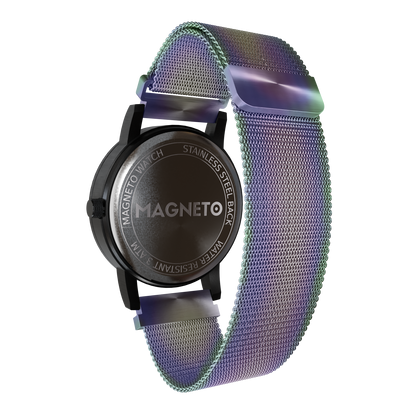   Magneto-Watch-Maschenarmband-Flip-Flop-Side