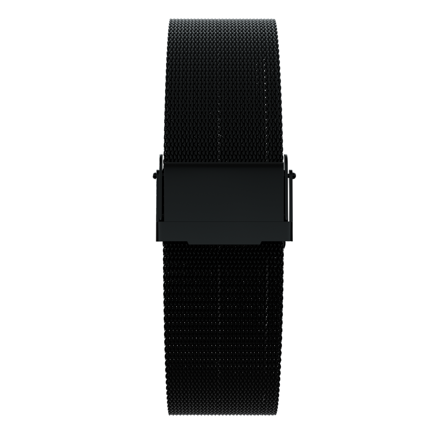 Magneto-Watch-Maschenarmband-Sicherheitsverschluss-Schwarz-Front