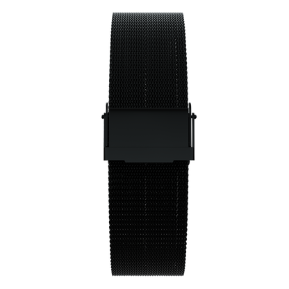 Magneto-Watch-Maschenarmband-Sicherheitsverschluss-Schwarz