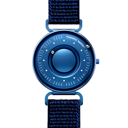 Magneto-Watch-Primus-Blue-Sport-Loop-Blau-Front
