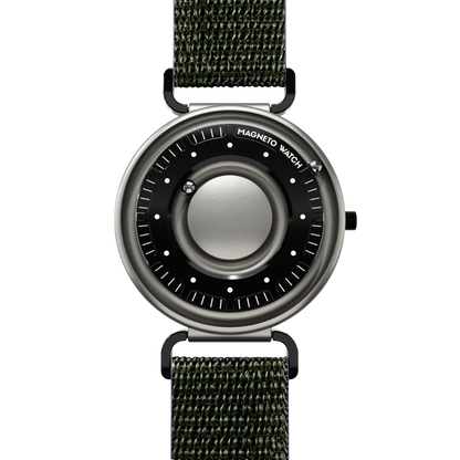 Magneto-Watch-Primus-Titan-Sport-Loop-Olivgruen-Front
