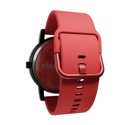 Magneto-Watch-Silikon-Rot-Side
