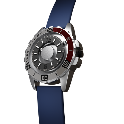 Magneto-Watch-Uranus-Red-Silikon-Blau-Side