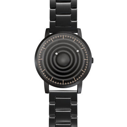 Magneto-Watch-Wave-Black-Edelstahl-Schwarz-Front