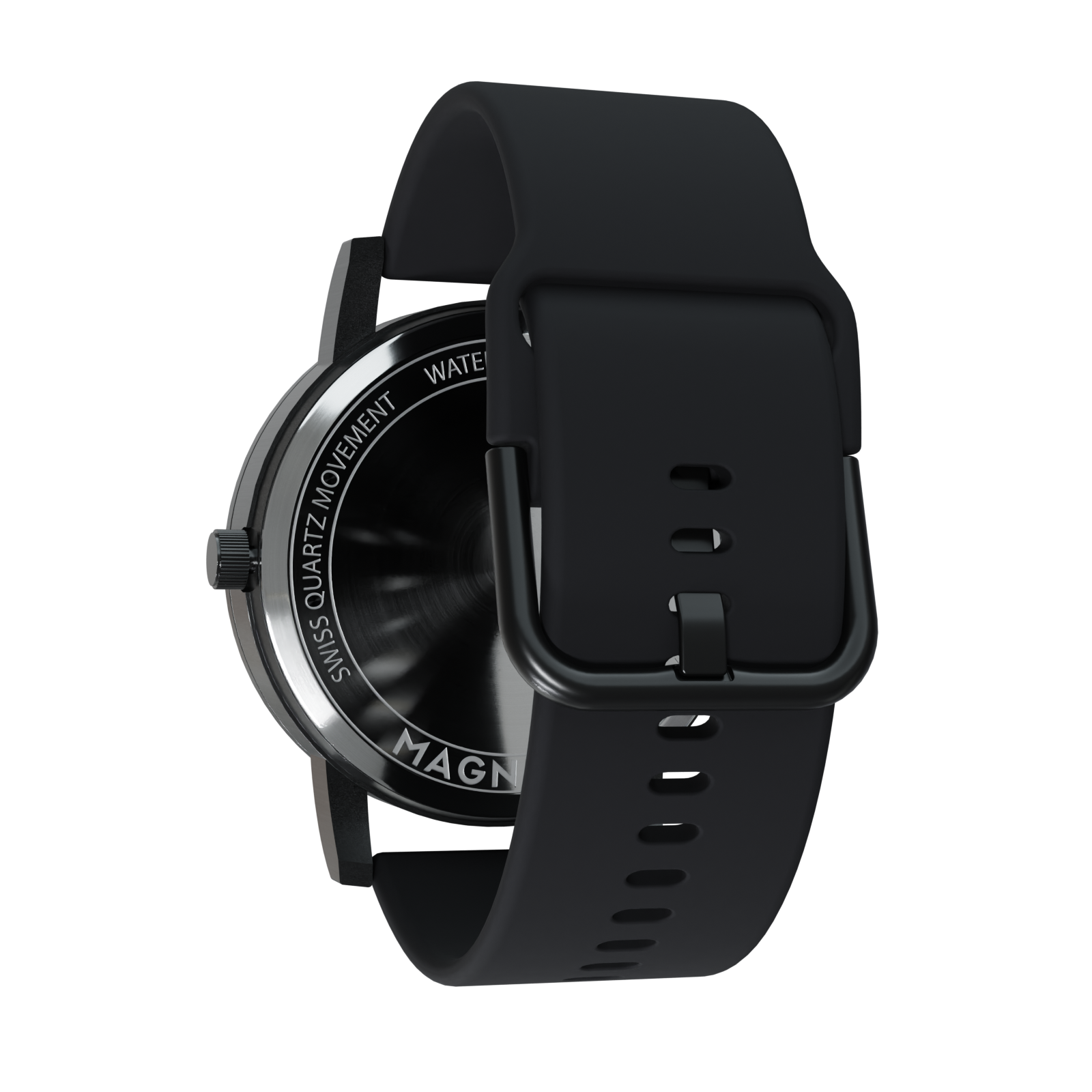     Magneto-Watch-Wave-Black-Silikon-Schwarz-Back
