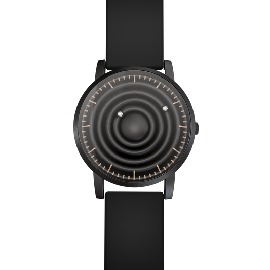    Magneto-Watch-Wave-Black-Silikon-Schwarz-Front