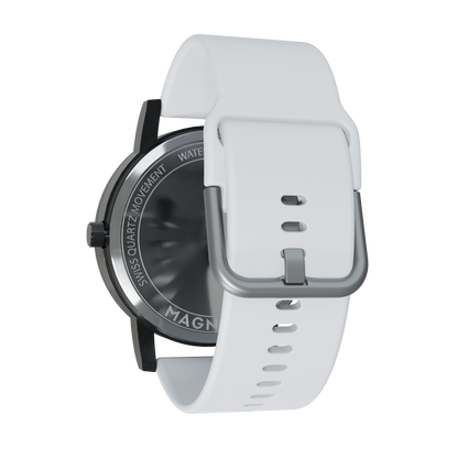 Magneto-Watch-Wave-Black-Silikon-Weiss-Back