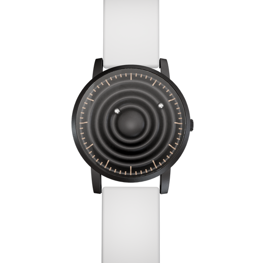    Magneto-Watch-Wave-Black-Silikon-Weiss-Front