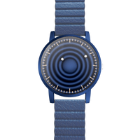 Wave Blue Kunstleder Magnetisch Blau