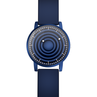 Magneto-Watch-Wave-Blue-Silikon-Blau-Front
