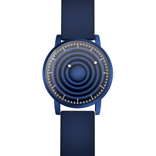 Magneto-Watch-Wave-Blue-Silikon-Blau-Front